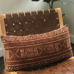 Mudcloth oversized pillow cover